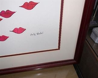 PLL#640 Lips Art Print @ $ 15