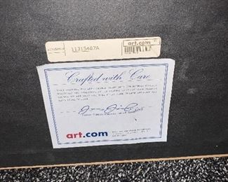 PLL# 641 Framed Floral Art Poster @ $10