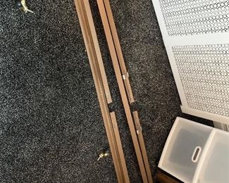 PLL# 691 - FIVE PIECE Sligh Furniture Bedroom Bed Frame (33" x 57" 12") with Long Dresser & Two Nightstands (30" x 21" x 18") @ ALL $250