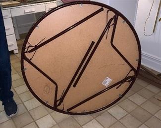 PLL#651 Round Folding Table(28"h x 48"d) @ $10