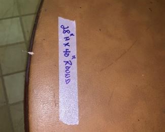 PLL#651 Round Folding Table(28"h x 48"d) @ $10