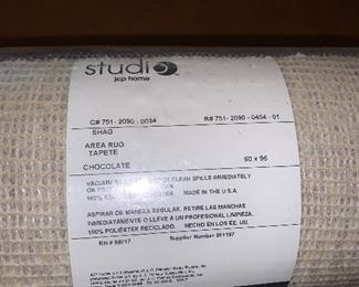 PLL#664 BRAND NEW - Shag Carpet - 60" x 96" @ $40