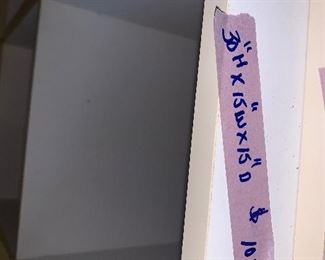 PLL#667 Two tiered White Shelf- (30" x 15" x 15") @$10