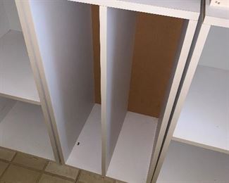 PLL# 668 - Two tiered White Shelf (Shoe)- (30" x 15" x 15") @$10