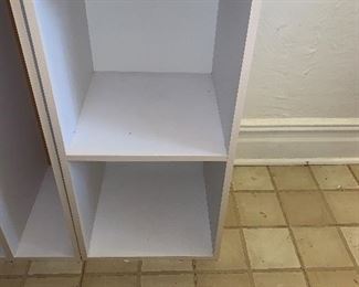 PLL#667 Two tiered White Shelf- (30" x 15" x 15") @$10