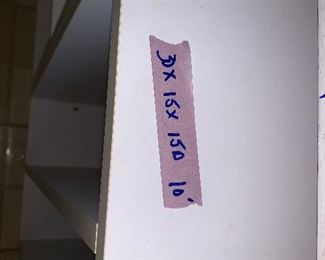 PLL#668 - Two tiered White Shelf (Shoe)- (30" x 15" x 15") @$10