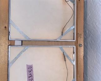 PPL#692 - Art Prints Cats in the Bathroom "MJ Blakebrough" @ $25 for both / measures 10 1/2" x 8 1/2"