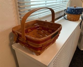 PPL# 700- Longaberger Basket - Christmas Collection 93' Bayberry Basket @ $20