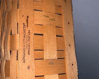PPL#702 - Longaberger Basket - (3 1/2" x 14" x 7") @ $10