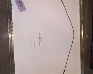 PPL# 703 - Frame Art (11" x 14") - Watercolor Signed DeVos - $30