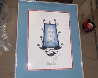 PPL# 704 Frame Art of a Cat (15" x 12") - $15