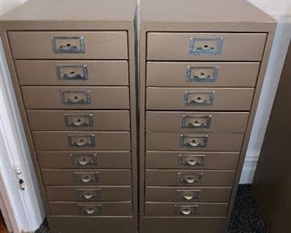 PLL# 710 Pair of Metal Drawers (30" x 12 1/2" x 10") @ $25 ea. or $45 for the pair