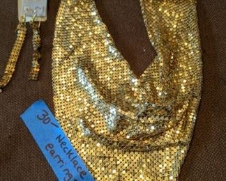 PLL #33 Whiting & Davis Necklace & Earrings in Original Box @ $30