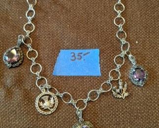 PLL #35 Sterling Silver, Amethyst Necklace @ $35