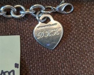 PLL #56 Tiffany Sterling Heart " Please Return" @ $150