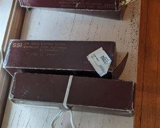 PLL #88 - Gold Plated Flatware Set