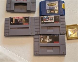 PLL #491 - VIDEO GAMES @ $3 EA - / SOLD GAMES - Blue, Gold & Top Left (Game Boy)