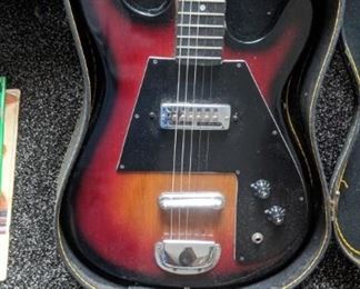 PLL #496 Vintage Sekova Bass Guitar 1960s era 30" scale @ $300