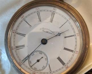 PLL #62 Gold Filled Pocketwatch with Chain @ $125