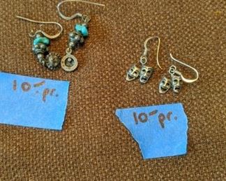 PLL #104 - Sterling Silver Earrings Jewelry - Individual Pieces priced in Photos