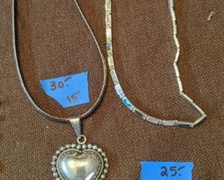PLL #111 - Sterling Silver Necklaces Jewelry - Individual Pieces priced in Photos