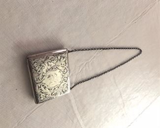 PLL #720 Rare H Kessner New York sterling silver antique coin wallet purse 2.63 ozt @ $35