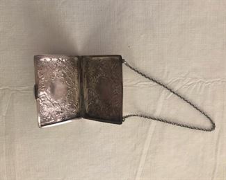 PLL #720 Rare H Kessner New York sterling silver antique coin wallet purse 2.63 ozt @ $35