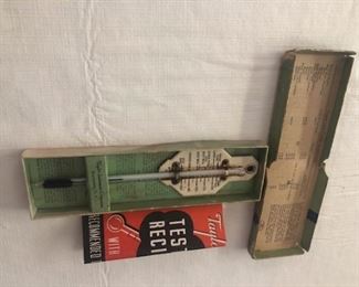 PLL #721 - Taylor Roast Meat antique thermometer 1930’s @ $5