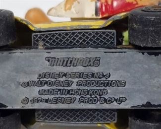 PLL #729 Vintage Bundle of Disney matchbox & Corgi Cars @ $ 25