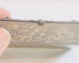 collectable trinket box with set stones 7.4cm x 4.7cm x 2cm @ $25