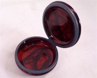 $15 Hand Carved Alabaster Round Trinket Box Italy
SIZE/DIMENSIONS (Approximate):
5x5x3