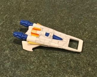 $15 Vintage 1980 Corgi Buck Rogers Starfighter Space Ship -diecast; wings operate