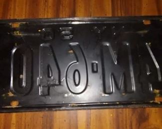 $15 Vintage 1950 New York License Plate