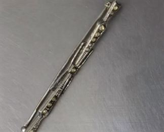 $10 CrazieM Sterling 925 Silver Vintage Southwestern Estate Pin Brooch x3222