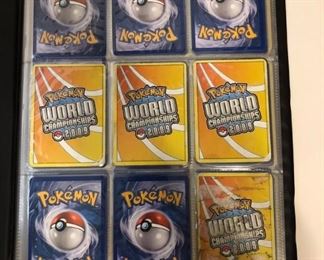 HUGE LOT OF POKEMON CARDS WITH A BINDER 90 CARD LOT