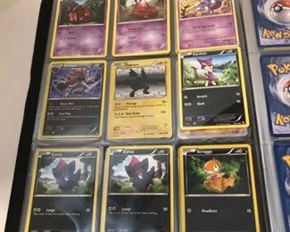 HUGE LOT OF POKEMON CARDS WITH A BINDER 90 CARD LOT