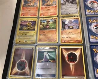 HUGE LOT OF POKEMON CARDS WITH A BINDER 90 CARD LOT