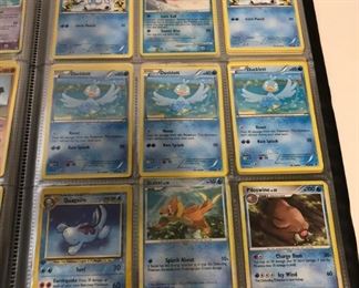 HUGE LOT OF POKEMON CARDS WITH A BINDER 90 CARD LOT