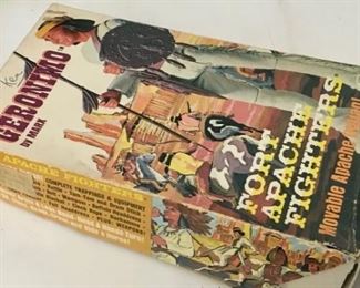 Vintage 1967 Marx Johnny West Geronimo Apache 12" Action Figure With Box and accessories