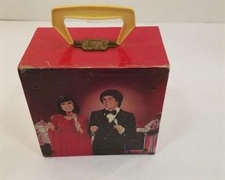 Vintage Donny & Marie Record Single Box