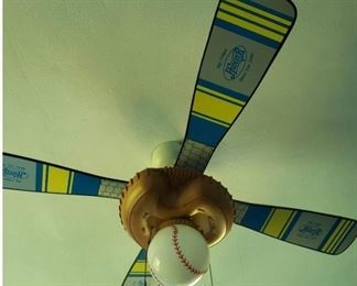 Baseball ceiling fan