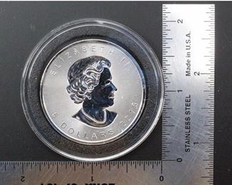 2018 Canada 1 oz Silver Bullion Coin