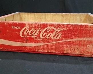 Vintage Coke Wood Crate Dimensions: 18x12x5