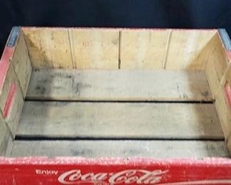Vintage Coke Wood Crate Dimensions: 18x12x5