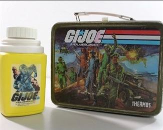 Vintage Gi joe Lunch Box and Thermos