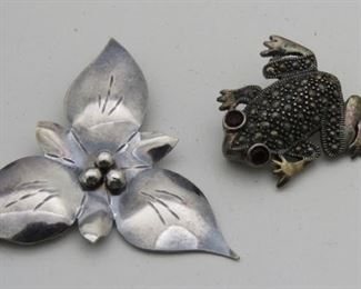 Vintage Sterling Signed Jewelry Lot