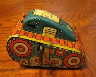 Vintage 1940’s or 1950’s Marx Tin Turnover Flip Tank