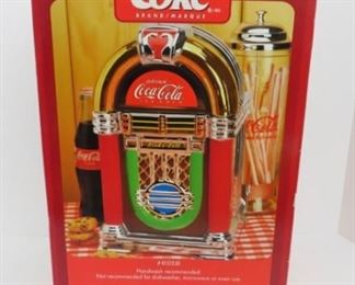 Coca-Cola Coke & A Song Jukebox Cookie Jar