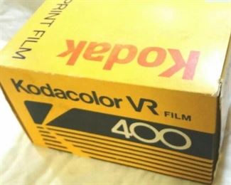 Rare Vintage Kodak Kodacolor VR 400 Film Display Large Box Wall Advertising, Shelf Advertisement Display from a Closed Film Store. Double Sided Measures 8 1/2" wide x 5 1/2" tall x 5" deep