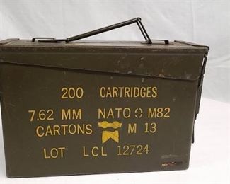 Vintage Military Ammo Box
